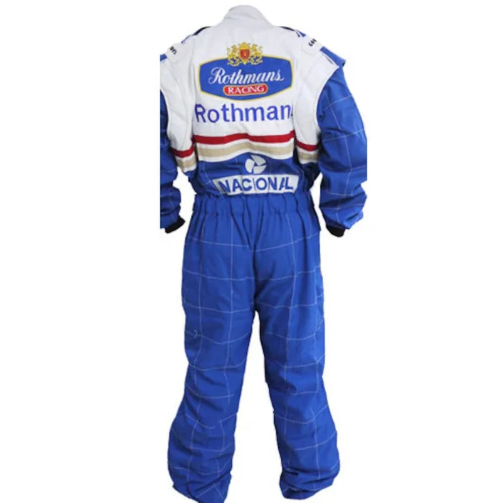 Ayrton Senna Embroidered Race Suit Replica