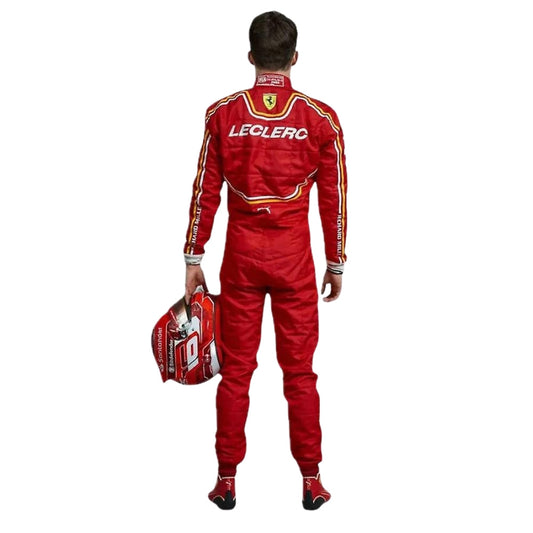 Charles Leclerc Ferrari 2024 Karting Suit Replica