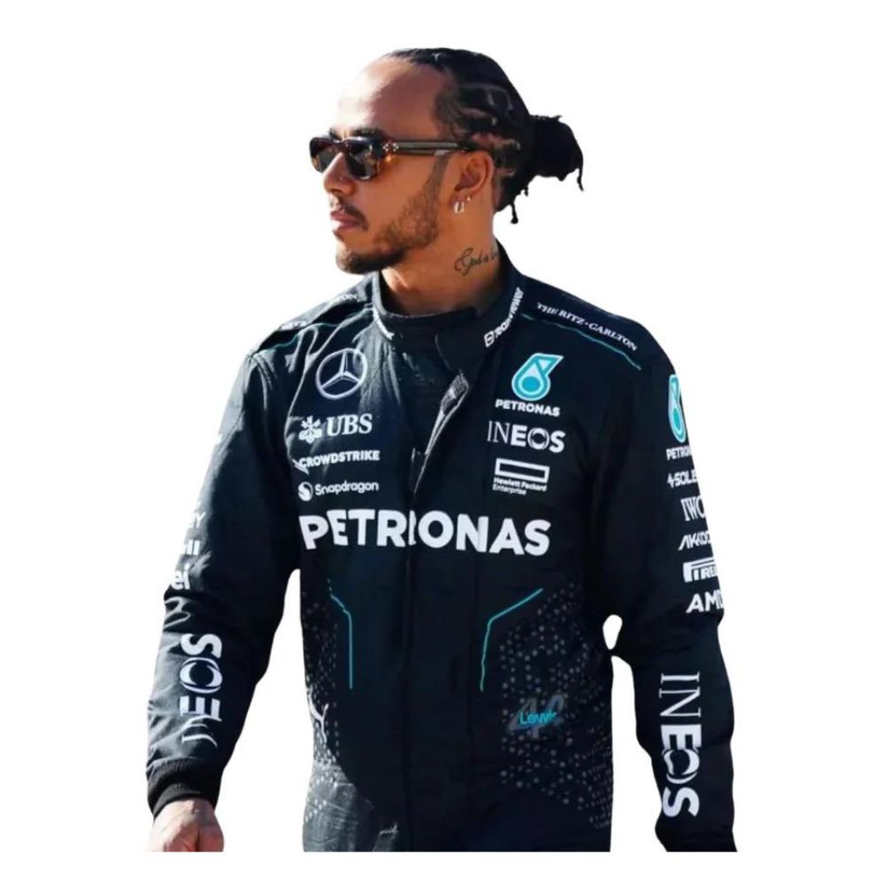 Lewis Hamilton Mercedes 2024 Race Suit Replica