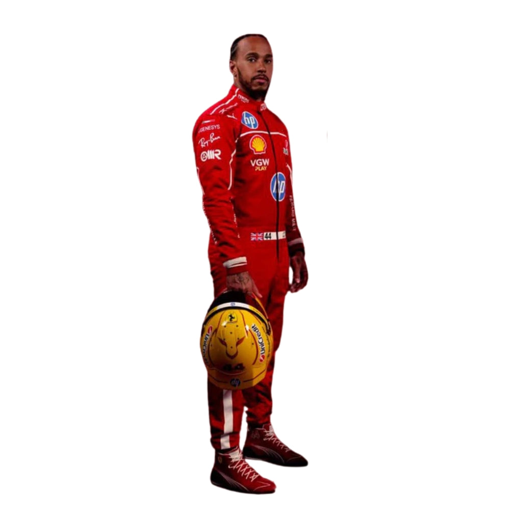 Lewis Hamilton Ferrari 2025 Race Suit Replica