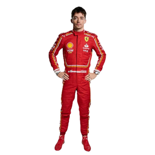 Charles Leclerc Ferrari 2024 Karting Suit Replica