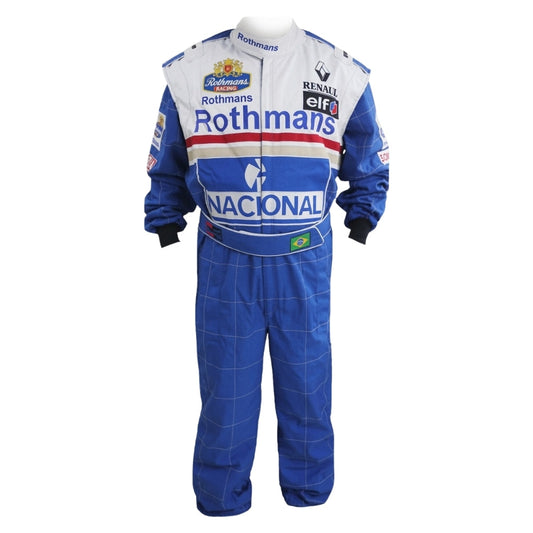 Ayrton Senna Embroidered Race Suit Replica