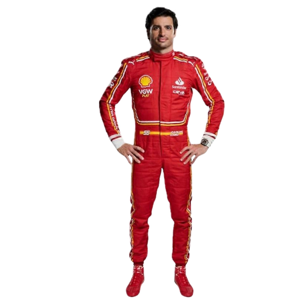 Carlos Sainz Ferrari 2024 Karting Suit Replica