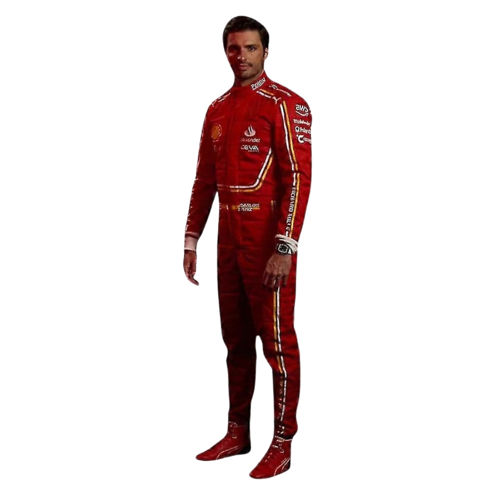 Carlos Sainz Ferrari 2024 Karting Suit Replica