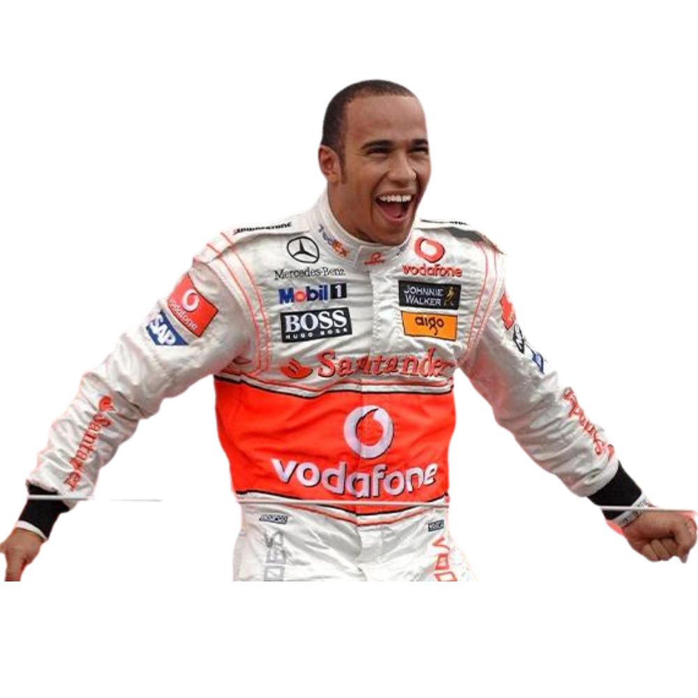 Lewis Hamilton McLaren 2008 Embroidered Race Suit