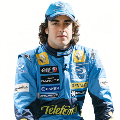 Fernando Alonso Renault 2005 Race Suit Replica