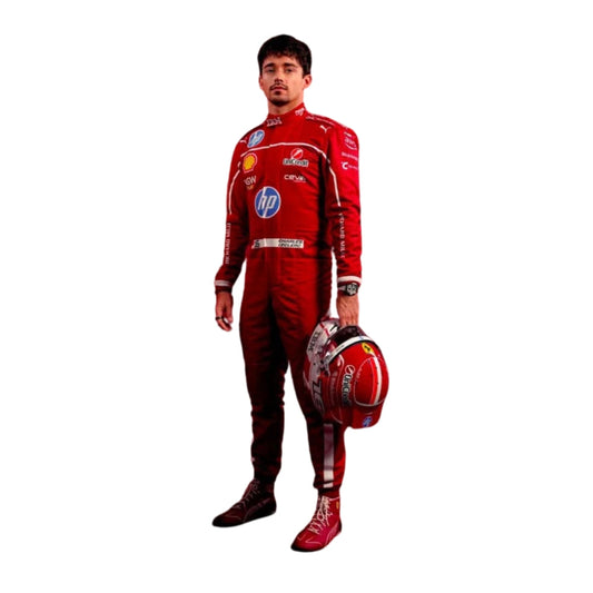 Charles Leclerc Ferrari 2025 Race Suit Replica